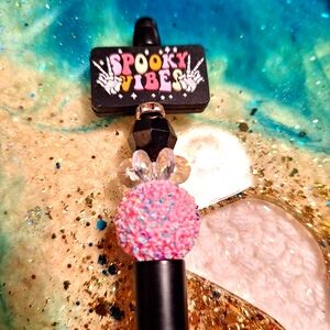 Spooky Vibes Skeleton Hands Pen Black